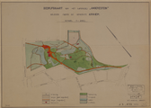 447 Bedrijfskaart van het landgoed Angerenstein , gelegen onder de gemeente Arnhem, 1943-08-05