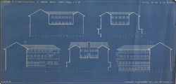 6782 Uitbreiding St. Elisabethsgasthuis te Arnhem. Gevels keuken, 31-12-1932