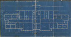 6788 Uitbreiding St. Elisabethsgasthuis te Arnhem. Plattegrond zenuwpaviljoen, 31-12-1933