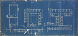 6796 Uitbreiding St. Elisabethsgasthuis te Arnhem. Plattegrond economieafdeeling revisie, 31-12-1934