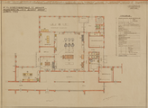 6797 Uitbreiding St. Elisabethgasthuis te Arnhem. Keukeninstallatie begane grond, [Z.d, 1932-1934]