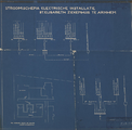 6827 Stroomschema electrische installatie St. Elisabeth Ziekenhuis te Arnhem, [Z.d, 1932-1935]