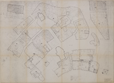 712 Wederopbouwplan wijk III. Binnenstad blok A. Verwervingskaart, 1959-01-20