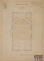 8085 Schets der verbouwing van de nieuwe zaal in het gebouw Musis Sacrum. Plattegrond, 01-04-1865
