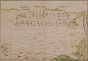 176 Plan van het campement op de Spangerse Heijde, 7 oktober 1687