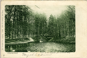 1909 Oosterbeek Vijver op het landgoed 'de Hemelsche Berg', 1900-1910