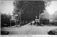 2148 Oprijweg 'Westerbouwing' met Tramhalte. Oosterbeek, 1925