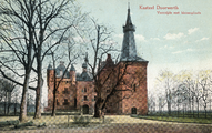 3719 Kasteel Doorwerth Voorzijde met binnenplaats, 1910-1920