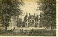 214 Velp, Het fraaie landhuis Biljoen, ca. 1850