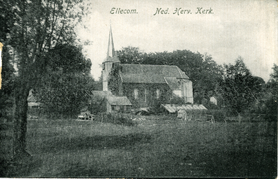 2835-0003 Souvenir Ellecom, Ned. Herv. Kerk, 1920-1930