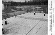 1495 Tennisbanen systeem De Meteoor , N.V. Vigorose Cement Industrie De Meteoor te Rheden (Bij De Steeg), 1910-1930