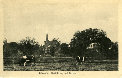 2406 Ellecom, Gezicht op het Kerkje, 1928-08-20