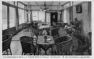 3782 Conversatiezaal en serre van het Familie Hotel en Pension Dullemond W. Chr. Dullemond, Laag Soeren , 1920-1930