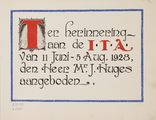 123-0002 Indische Tentoonstelling Arnhem (I.T.A.), 00-00-1928