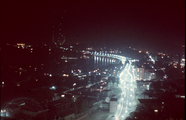 7155 Panorama Arnhem bij nacht, ca. 1980