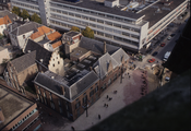 7156 Panorama Arnhem vanaf de Eusebiuskerk, ca. 1985