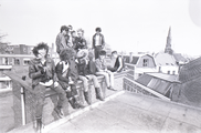17625-0006 Punkers kraken bedrijfsgebouw aan de Bergstraat, 18-04-1984