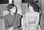 4386-0001 Amsterdam. Fong Leng (rechts) en Lenie van Wees, 26-11-1978
