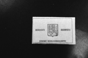 7003-0001 Tekst op suikerzakje gemeente Brummen, 16-12-1979