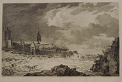 1079 Het instorten der Lap-pentoren te Nijmegen, 1785