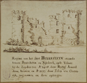 1228 Ruïne van het Slot Hulkesteyn bij Nijkerk, 1674-1737