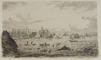 1638 Gezicht op het dorp Kessel, 1855