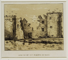1742 Ruïne van het slot Hulkestein bij Nijkerk, 1854