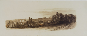 2086 Gezicht op Oosterbeek - Laag (benedendorp), 1867