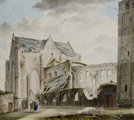 210 De ruïne van de Janskerk te Arnhem, 1817