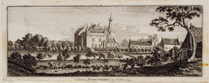 2167 't Kasteel DOORNWEERD bij Arnhem. 1744, 1745