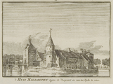 2253 't HUIS MIDDAGTEN tegen Voorpoort en van ter Zijde te zien, 1745
