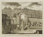 2331 De Nieuwe Grott van Rozendael van Vooren met de Hartshoofden. by de Vis Vyver, 1718