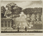 2332 Gezicht na de Fonteyn op de Laen na 't Huys te Rozendael, 1718