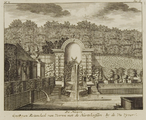 2356 De Nieuwe Grott van Rozendael van Vooren met de Hartshoofden. by de Vis Vyver, 1718