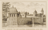 3389 'T Vooorhof van het Kasteel Doornenburg, anno 1732, 1903