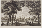 3532 DE STAD KUILENBURG van 't Veerhuis te zien, 1784