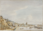 3809 Gezigt van Arnhem aan de Rijn, 1744