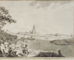 3824 Arnhem aan de Rijn, gezien vanuit het westen, 1788