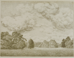 4055-0006 Gezicht op het park met de Faam - 1907, 1907