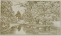 4055-0010 Het park - de Faam met het vijvertje - 1908, 1908
