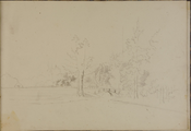 4183-0028 Onbekend landschap met brug, 1846