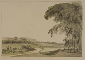 4185-0014 Gezicht van Doorwerth naar het westen, 1770-1795