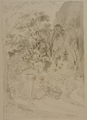 4185-0026 Parkgezicht met waterval (Klarenbeek), 1770-1795
