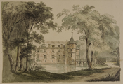 4185-0029 Het Oude Loo met slotbrug, 1770-1795