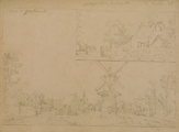 4186-0014v Het dorp Etten, 2 tekeningen, [ca. 1768]