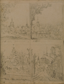 4186-0031v Dorpsgezichten in België en Frankrijk, [ca. 1768]