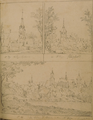 4186-0032v Le Ville de Mons en twee dorpsgezichten, [ca. 1768]