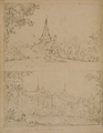 4186-0035r Dorpsgezichten in België en Frankrijk, [ca. 1768]