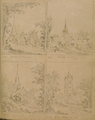 4186-0035v Dorpsgezichten in België en Frankrijk, [ca. 1768]