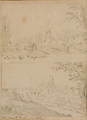 4186-0038r Gezichten op St. Denys en dorp, [ca. 1768]